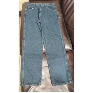 Rustler Classic Mens Relaxed Fit Straight Leg Heavyweight Denim Jeans 34x32
